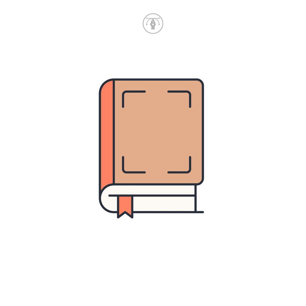 Book icon symbol illustration isolated on white background vector