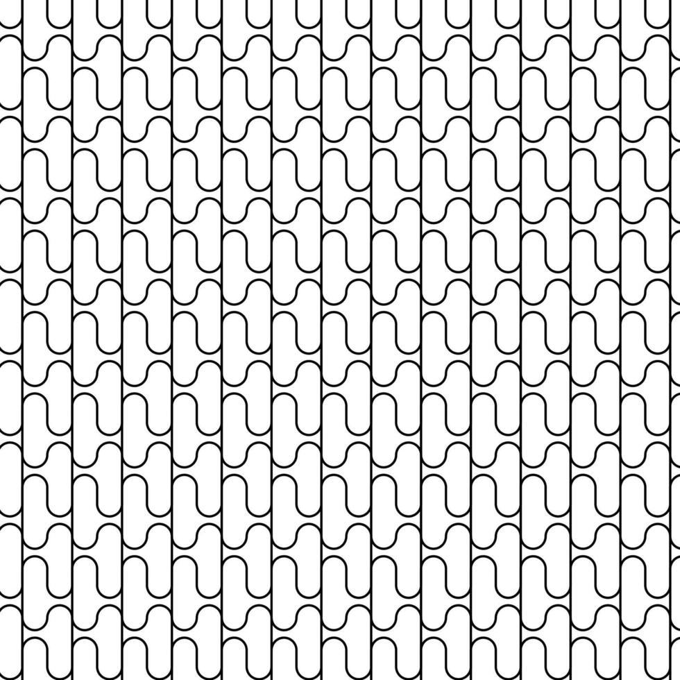 Simple Line Pattern, Seamless Repeating, White Background vector