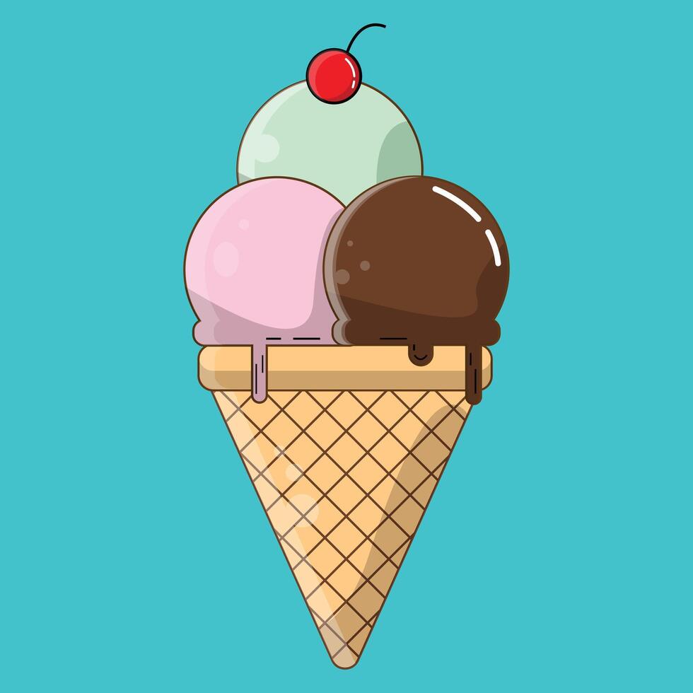 Ice Cream Cone vector