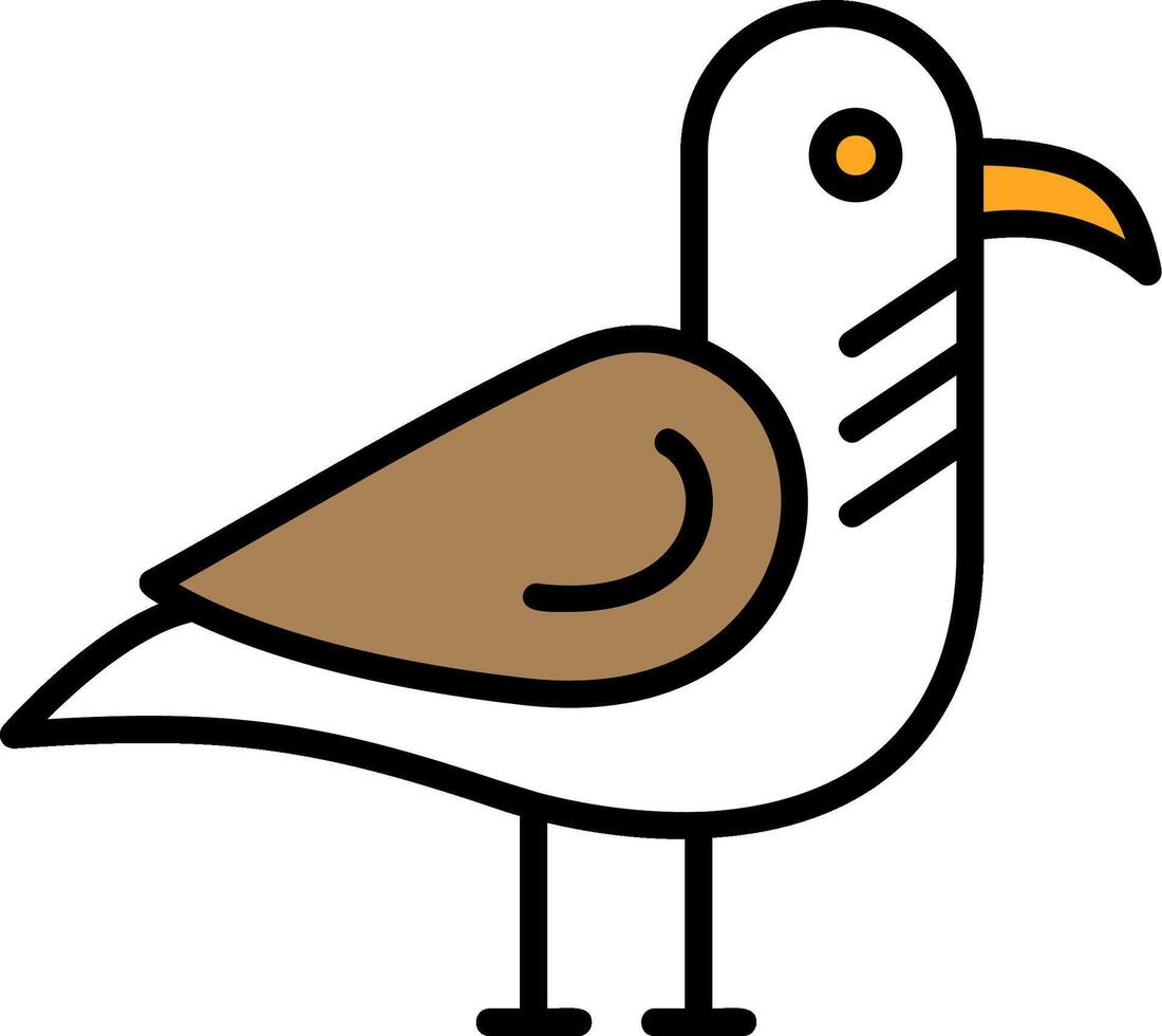 Seagull Icon Design Symbol vector