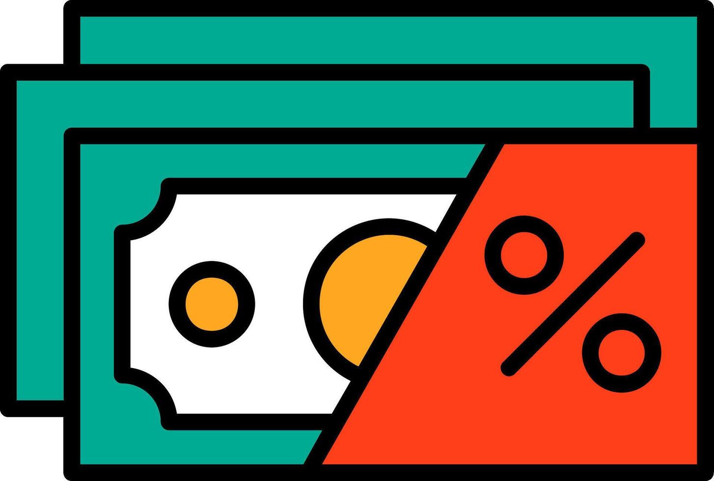 Tax deduction Icon Design Symbol vector