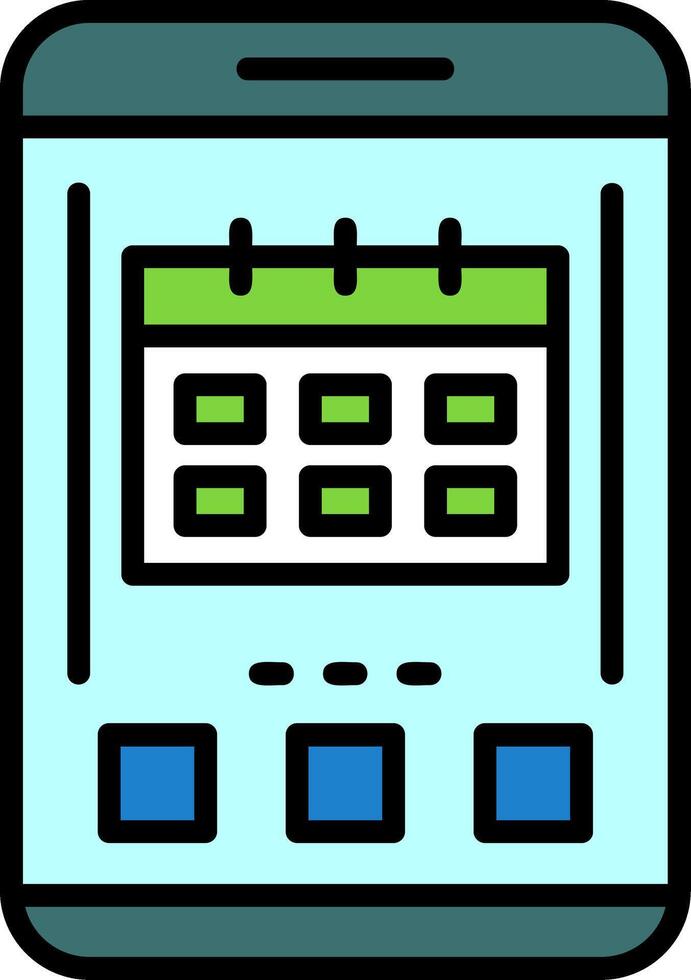 Calendar Icon Design Symbol vector