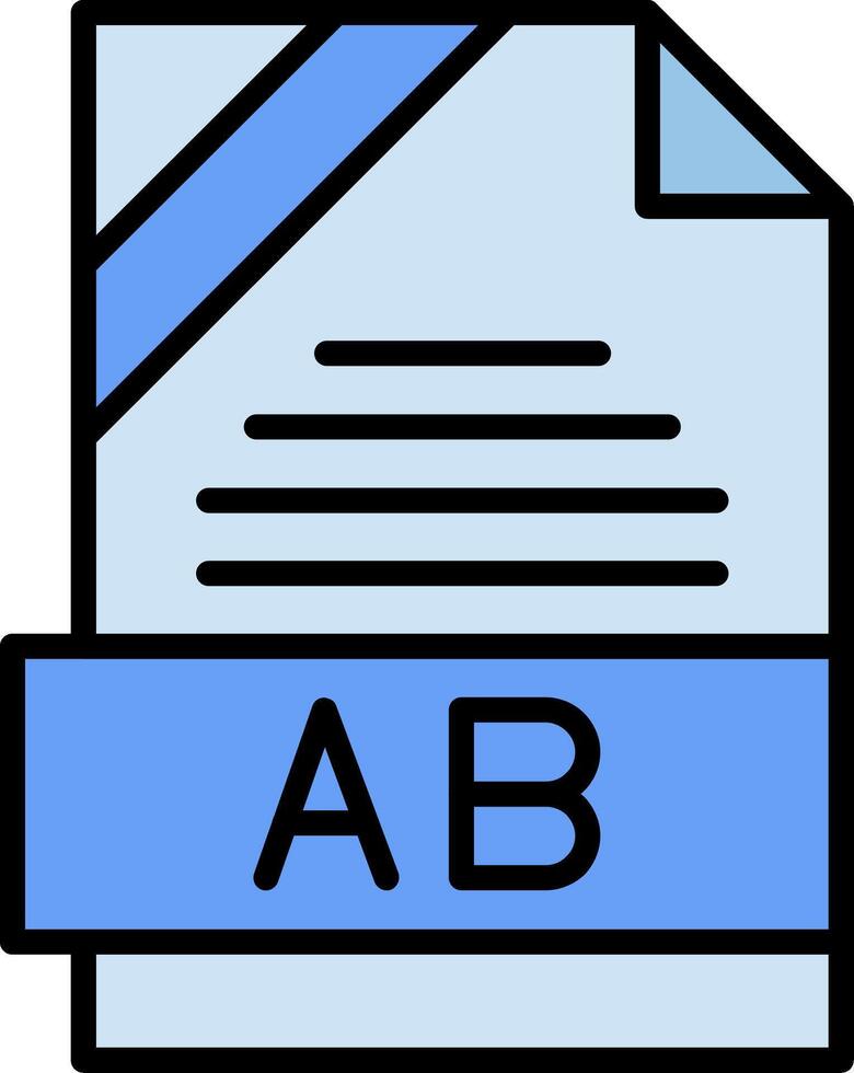 AB Icon Design vector