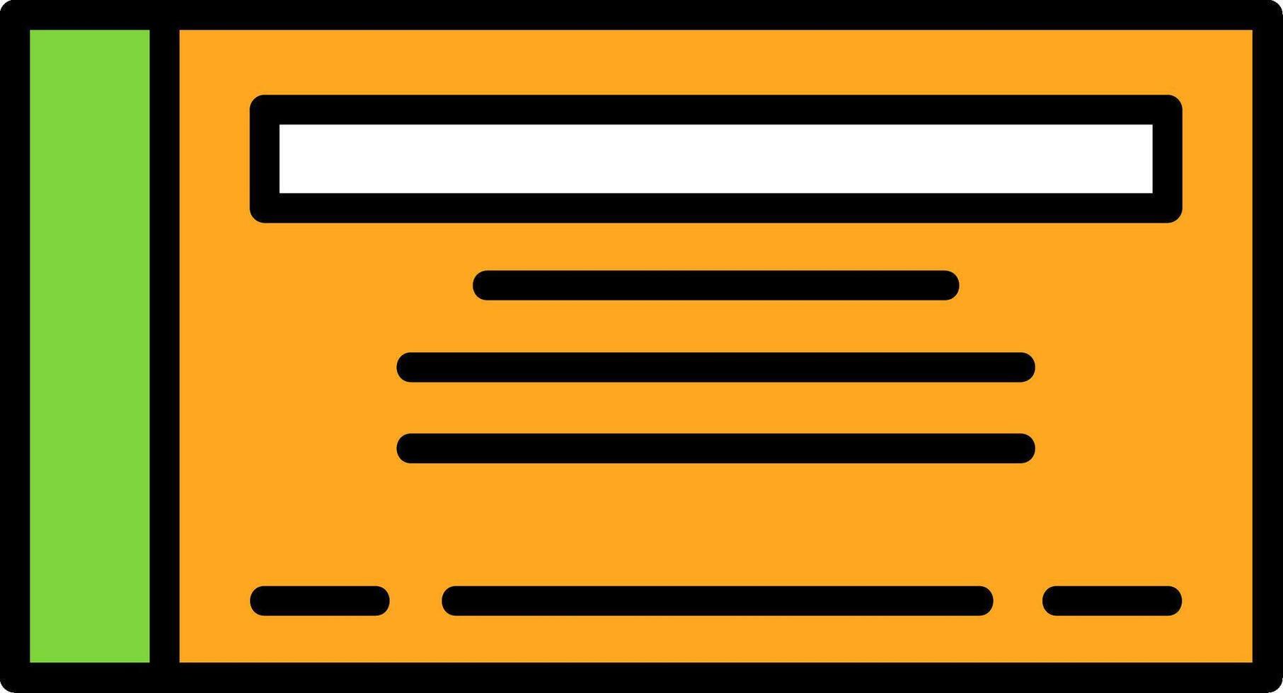 Checkbook Icon Design Symbol vector