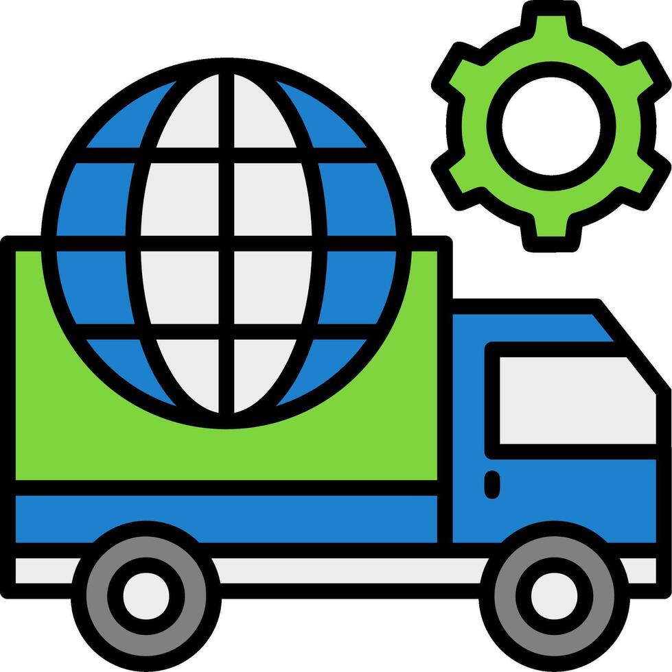 Logistics Icon Design vector