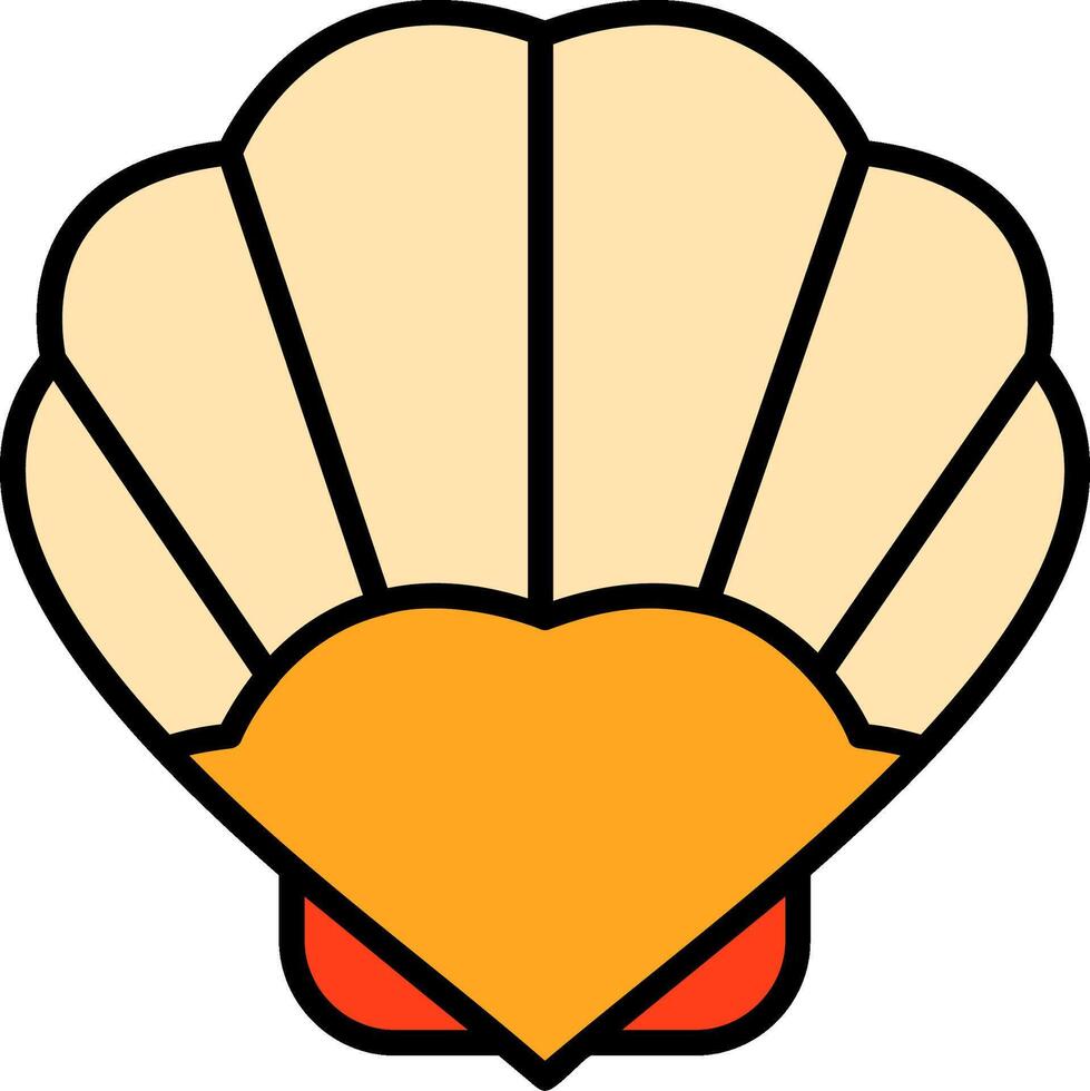 Seashell Icon Design Symbol vector