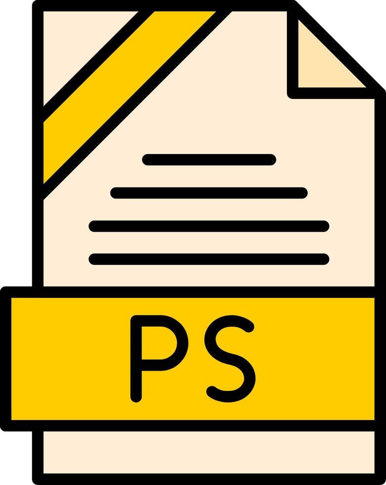 PS Icon Design vector