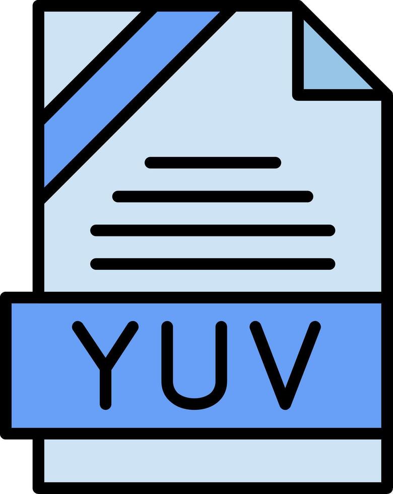 YUV Icon Design vector