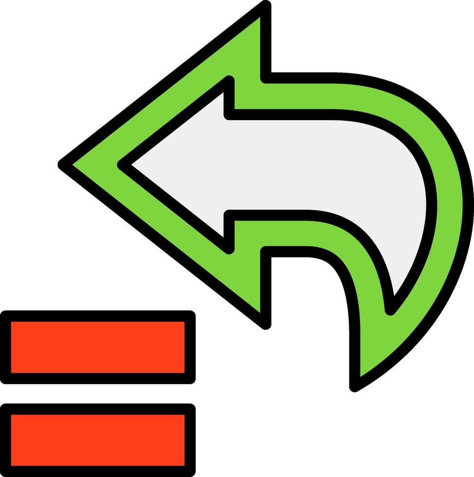 Backward Icon Design vector