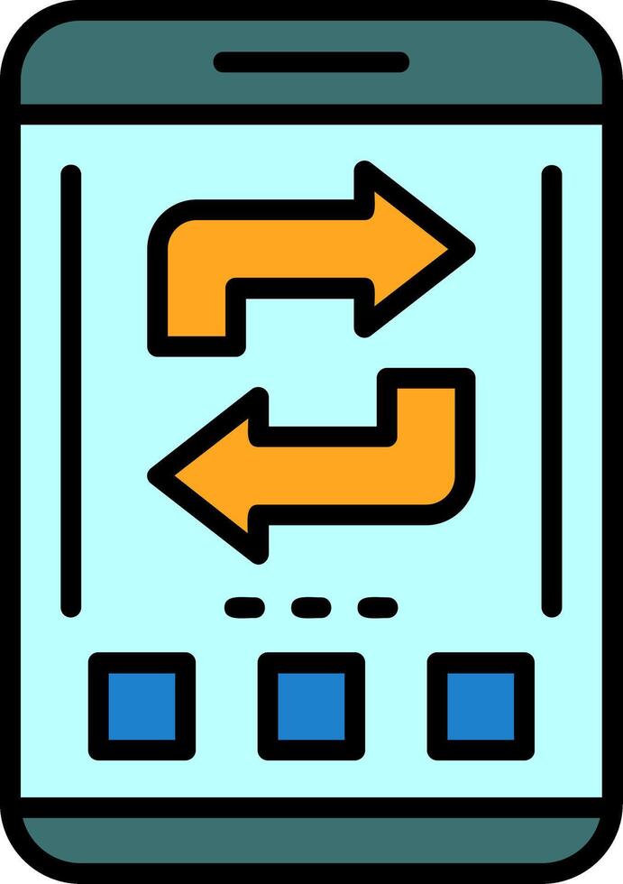 Refresh Icon Design Symbol vector