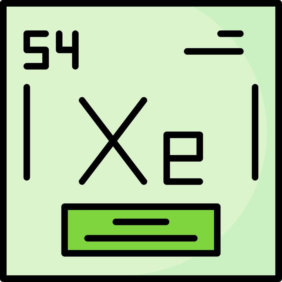 Xenon Icon Design vector