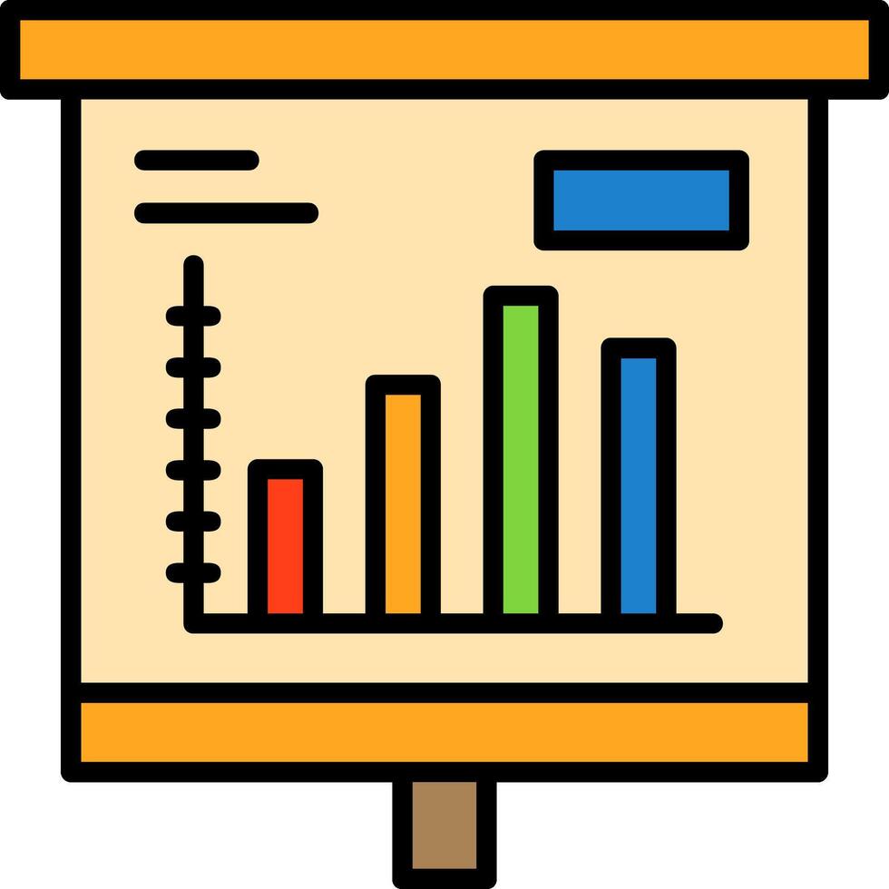 Column Chart Icon Design Symbol vector