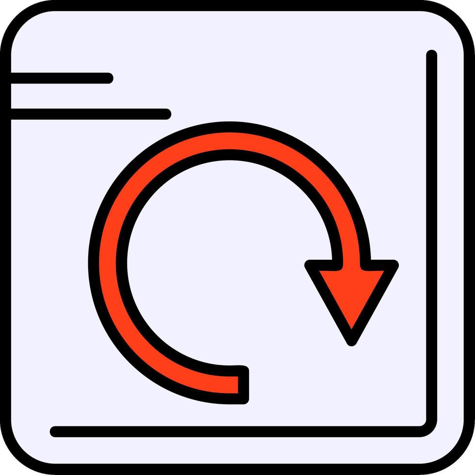 Redo Icon Design vector
