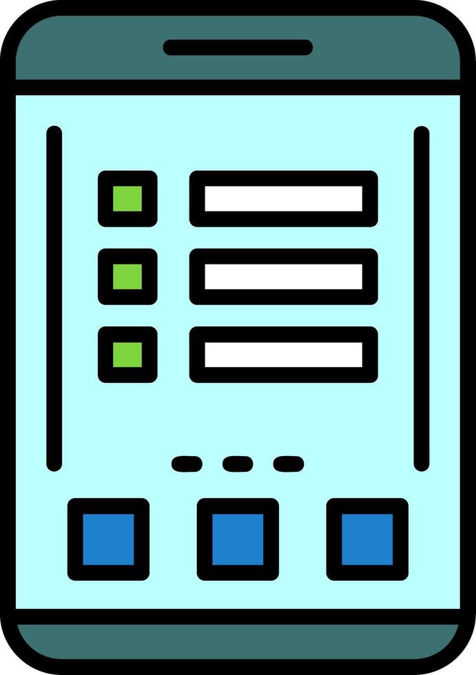 Menu Icon Design Symbol vector