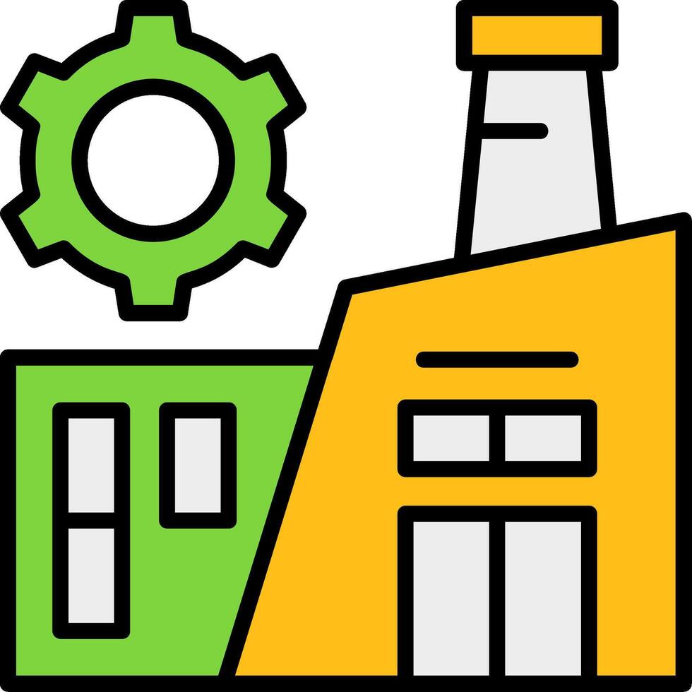 Factory Icon Design vector