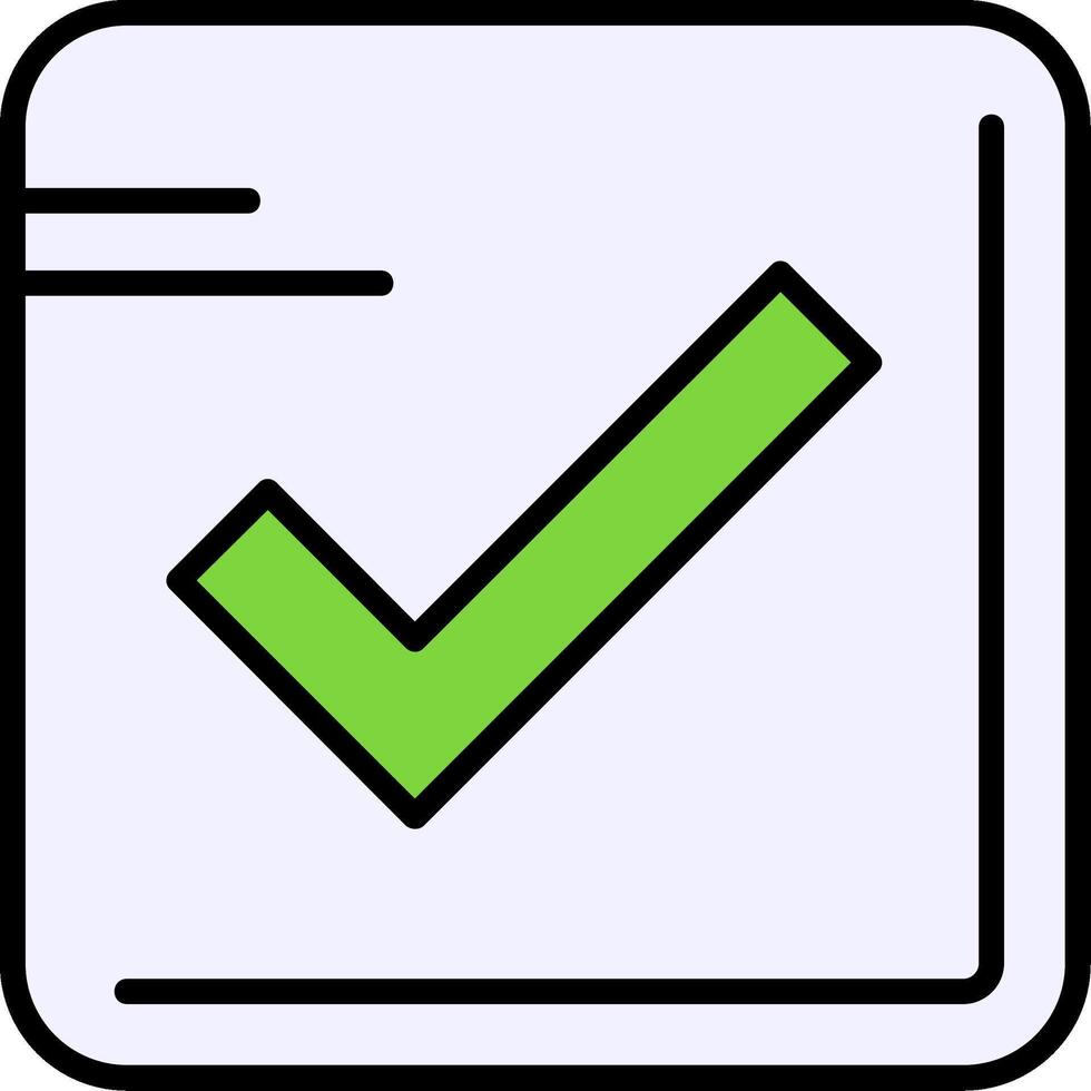 Checkmark Icon Design vector