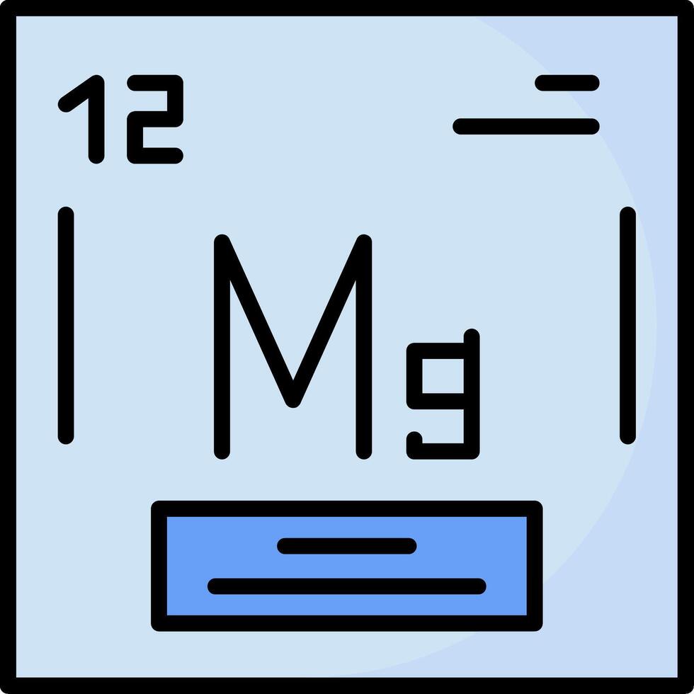 Magnesium Icon Design vector