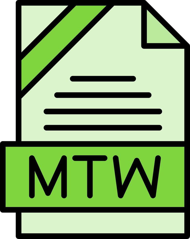MTW Icon Design vector