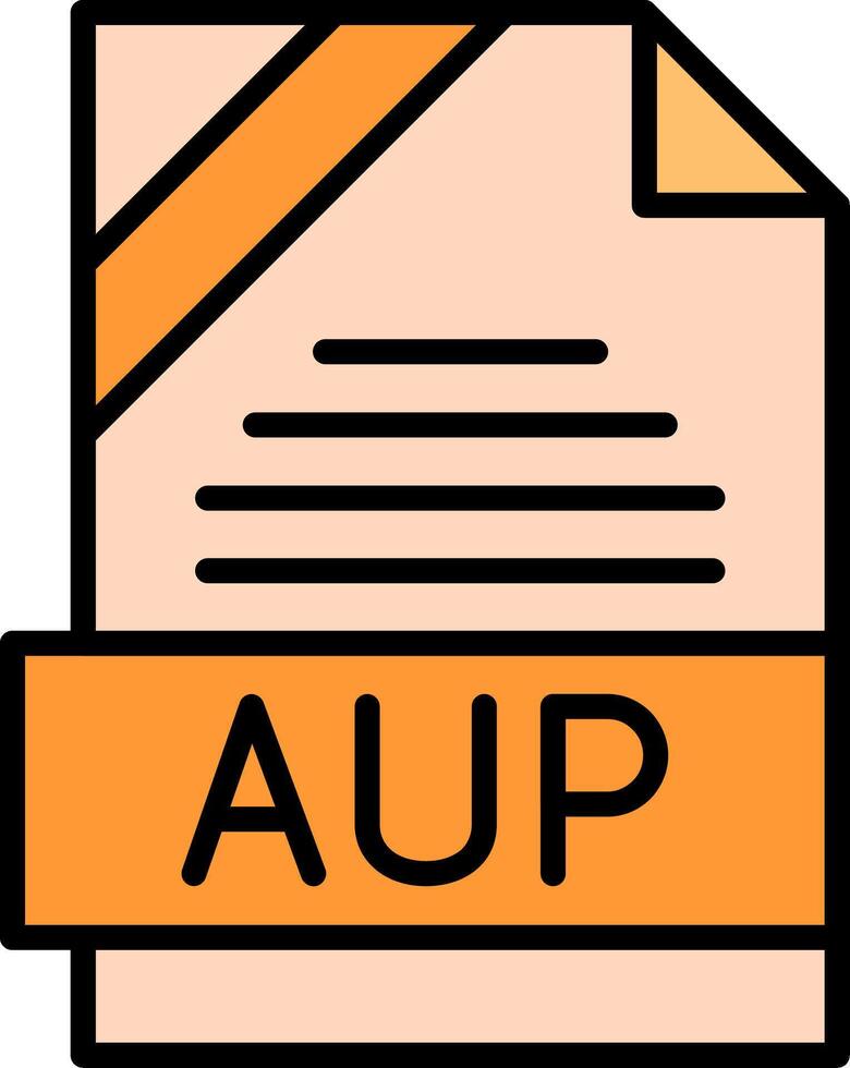 AUP Icon Design vector