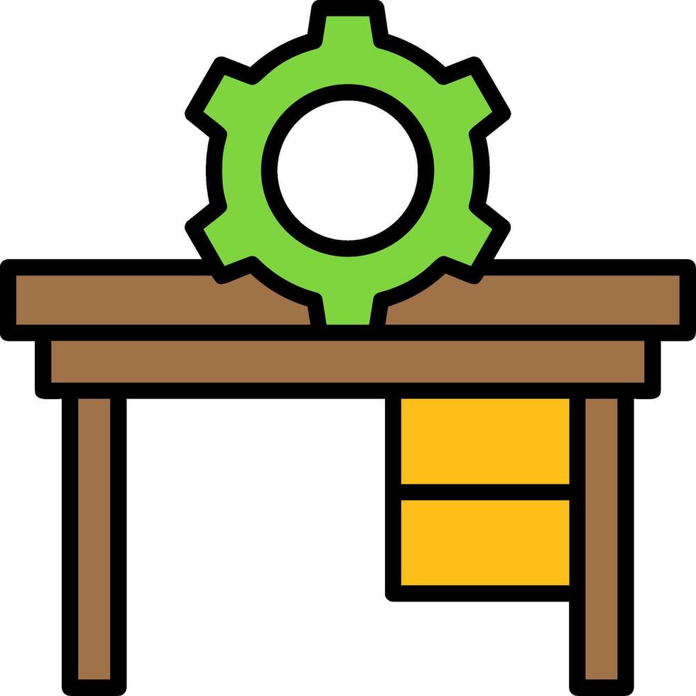 Desk Icon Design vector