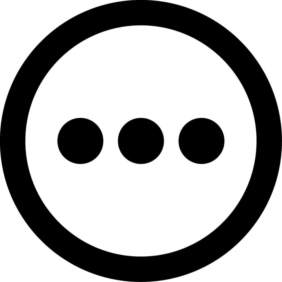 More Icon Design vector