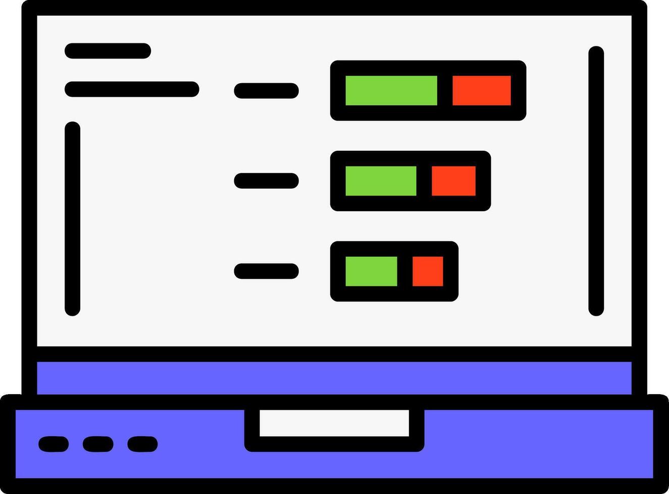 Statistics Icon Design vector