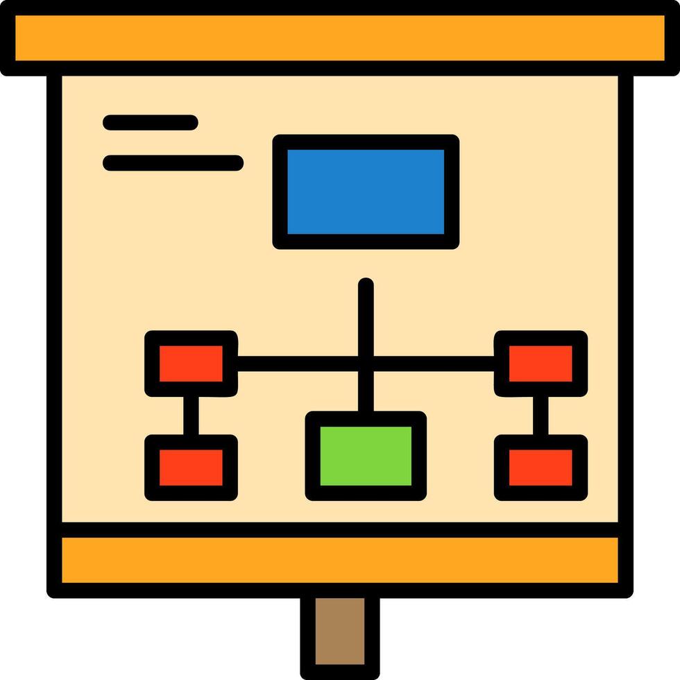 Flowchart Icon Design Symbol vector