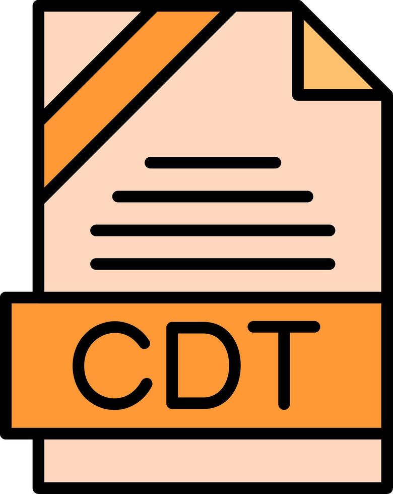 CDT Icon Design vector