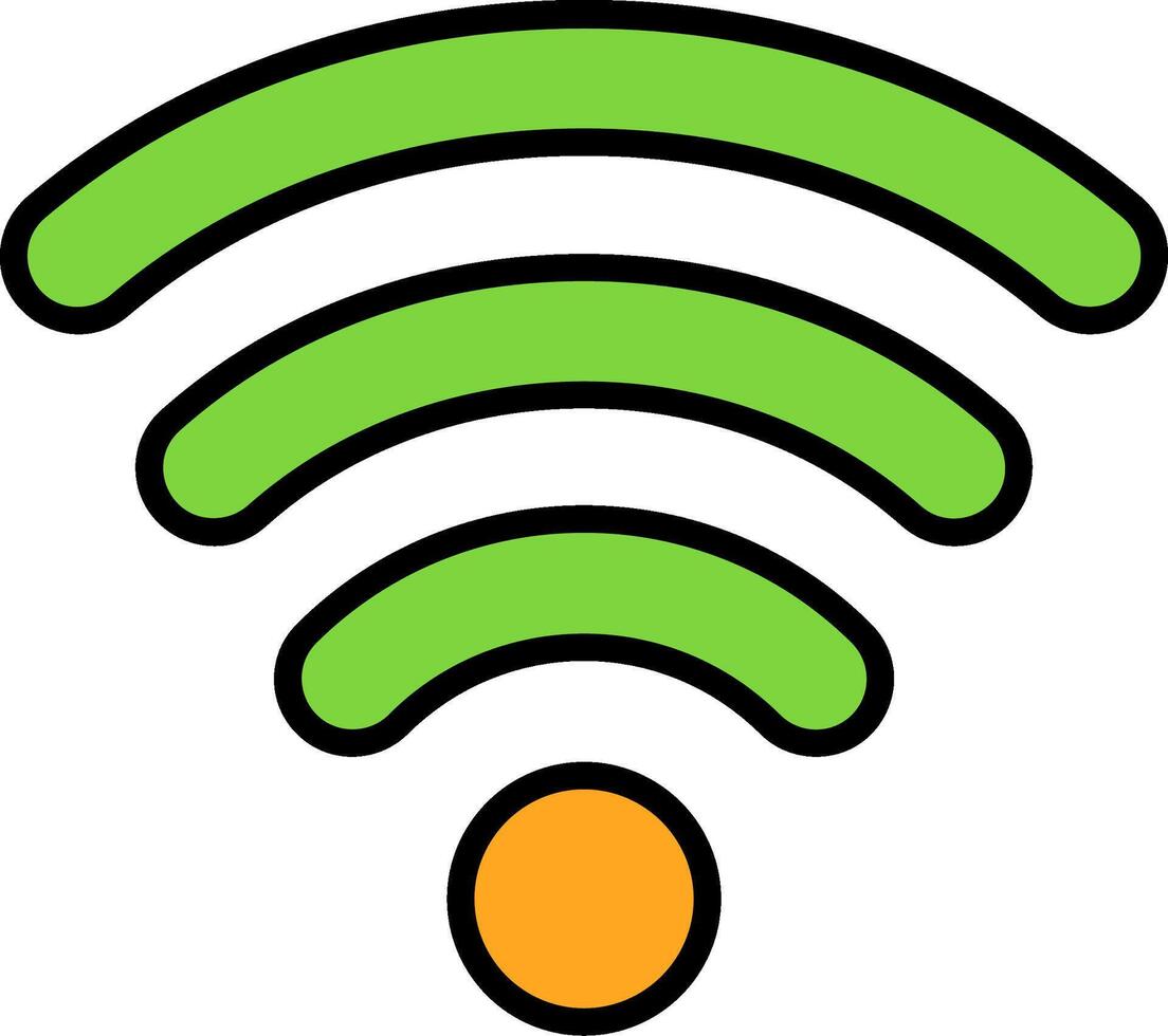 Wifi Signals Icon Design vector