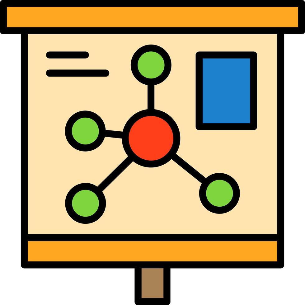 Mind Map Icon Design Symbol vector