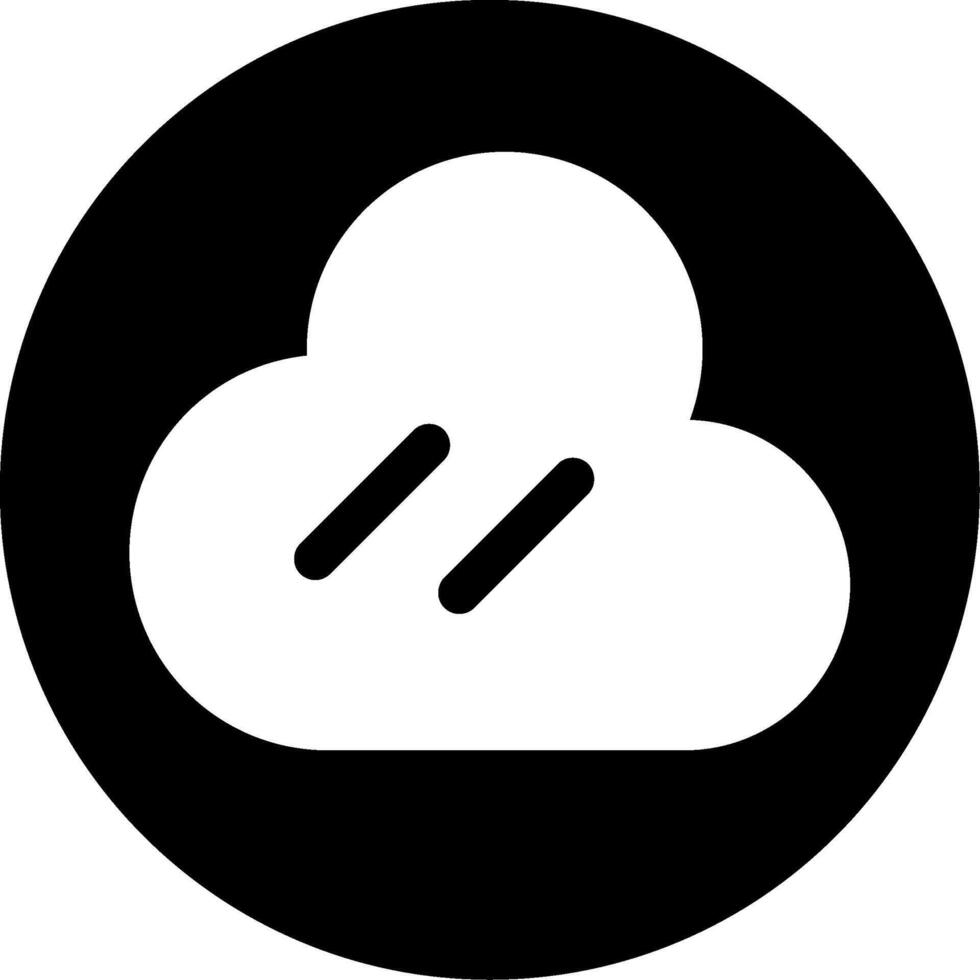 Cloud Circle Icon Design vector