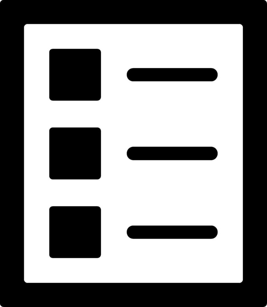 List Icon Design vector