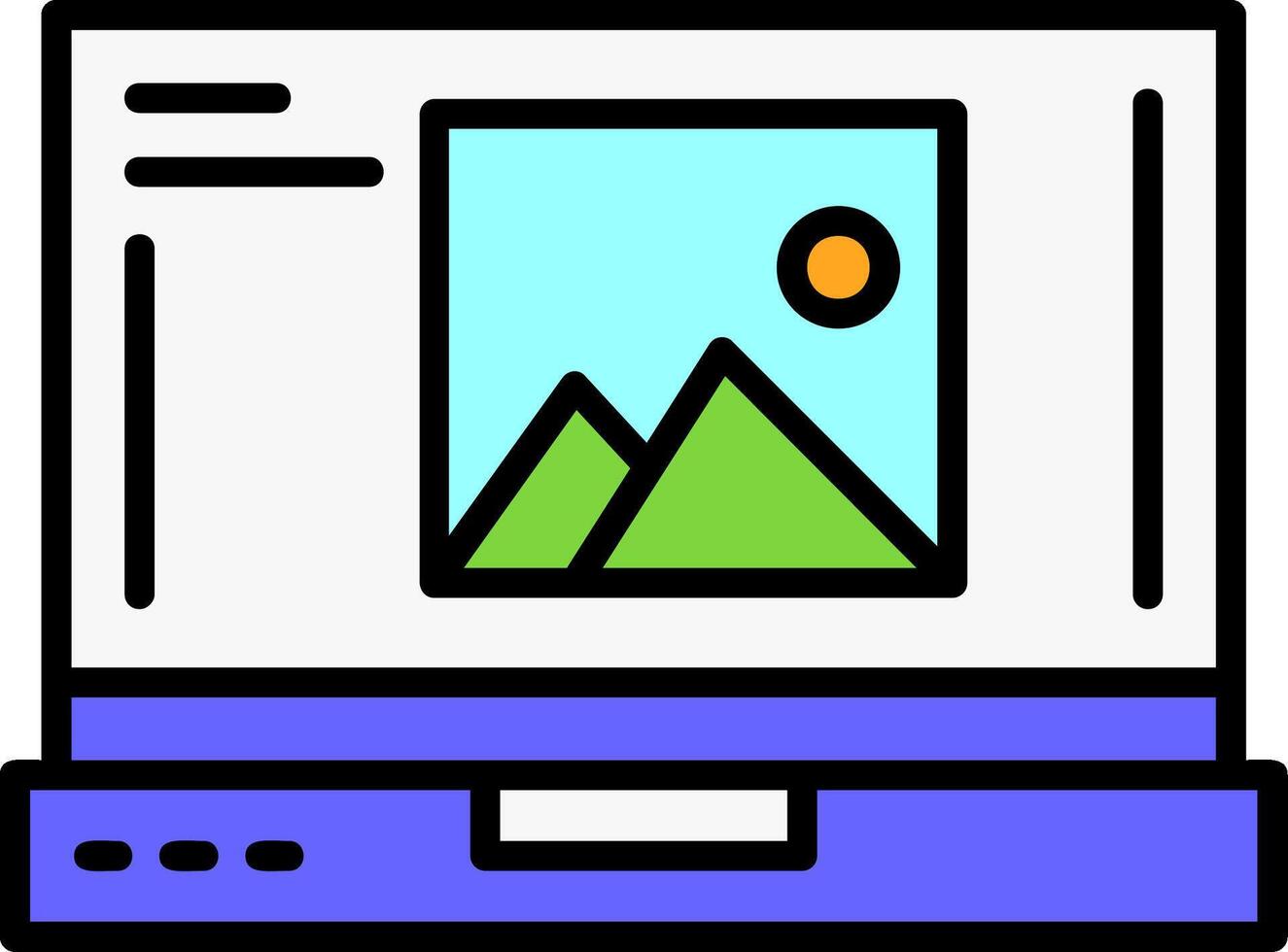 Image Icon Design vector