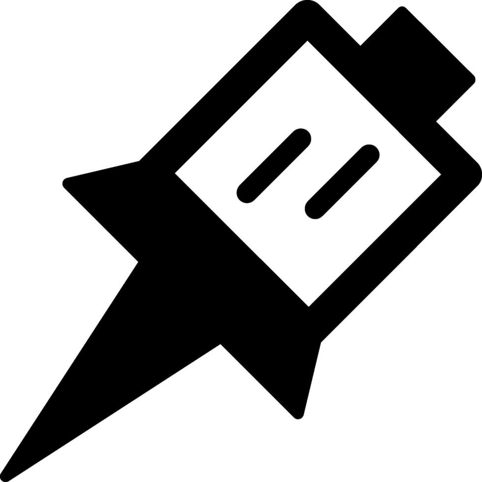Pin Icon Design vector