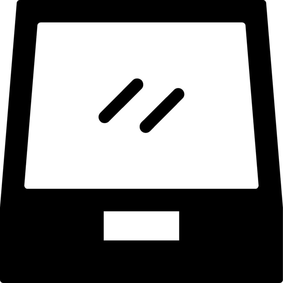 File Drawer Icon Design vector