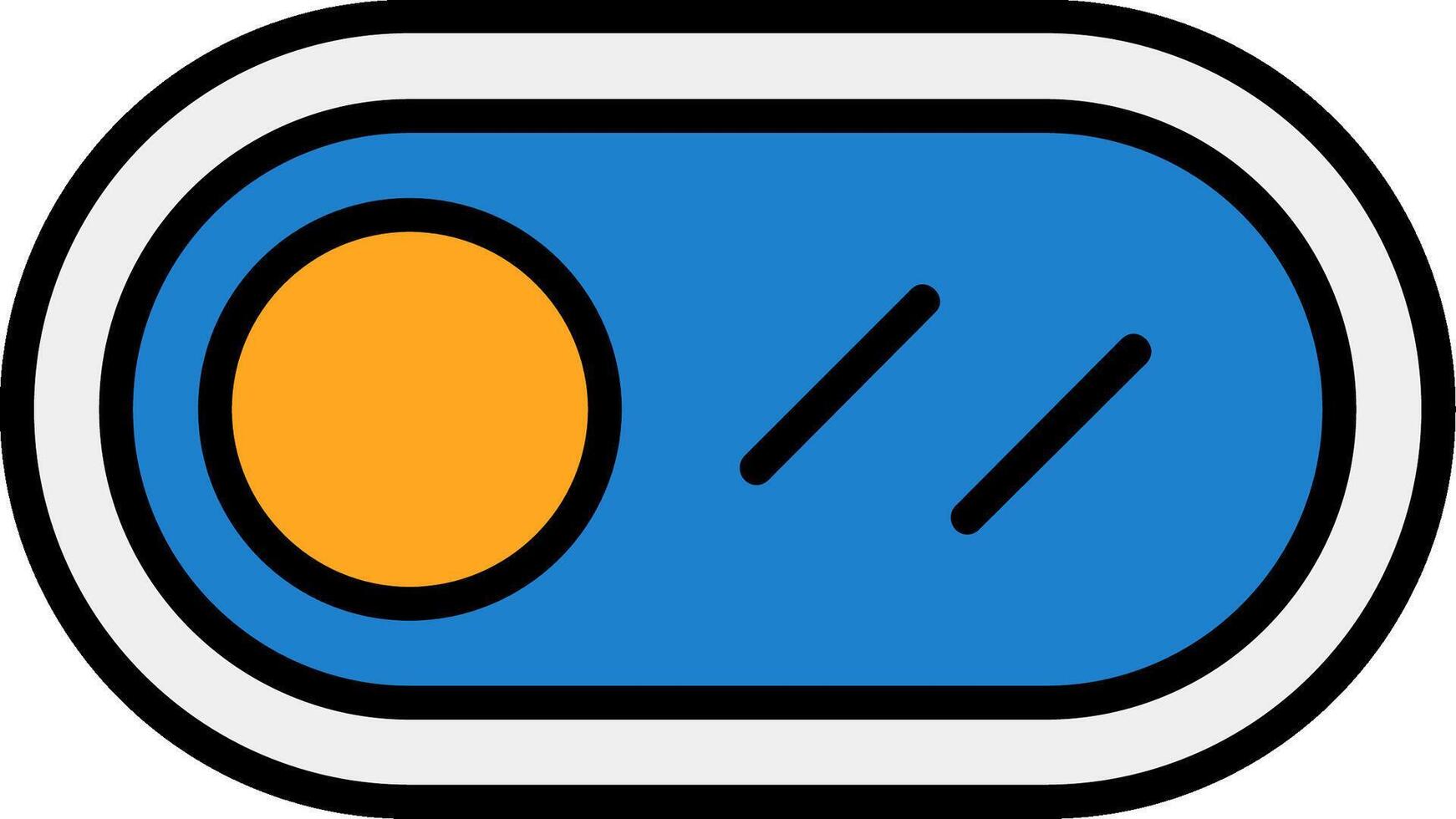 Toggle Button Icon Design vector