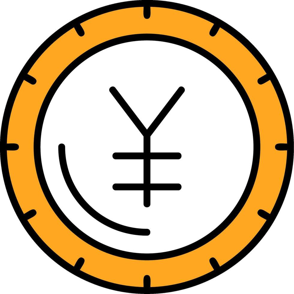Yen sign Icon Design Symbol vector