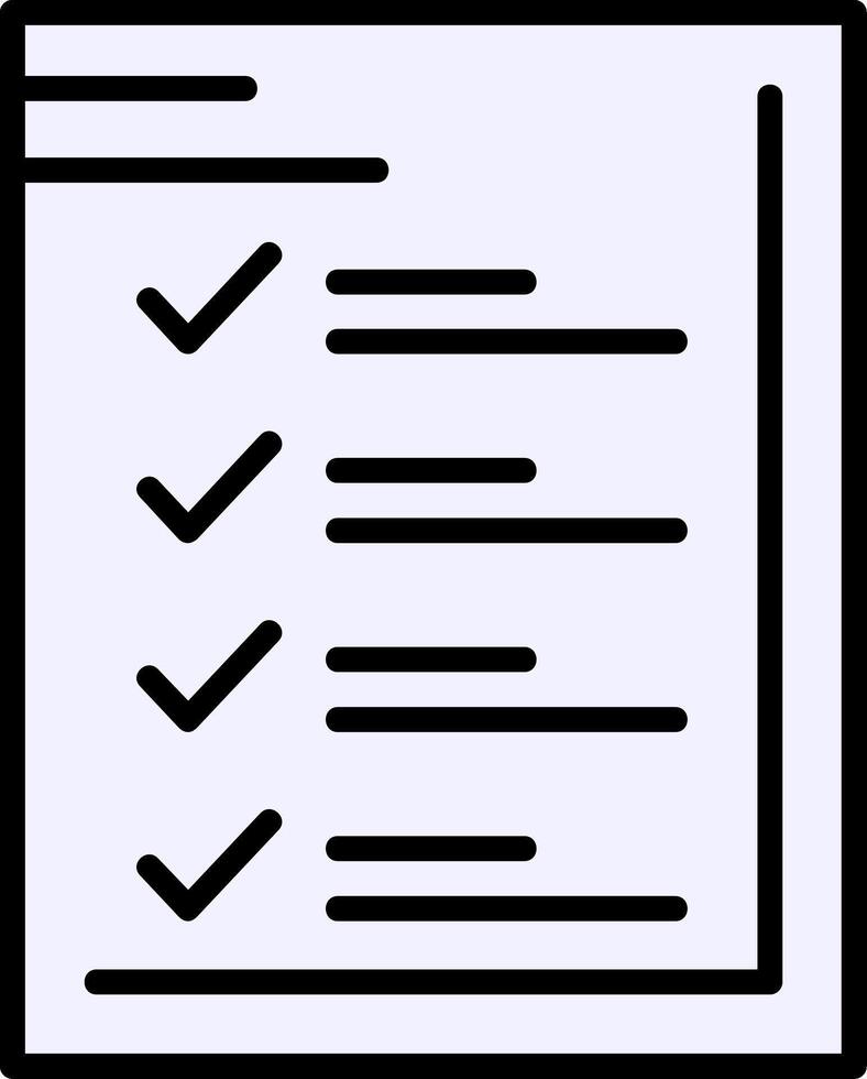 List Icon Design vector