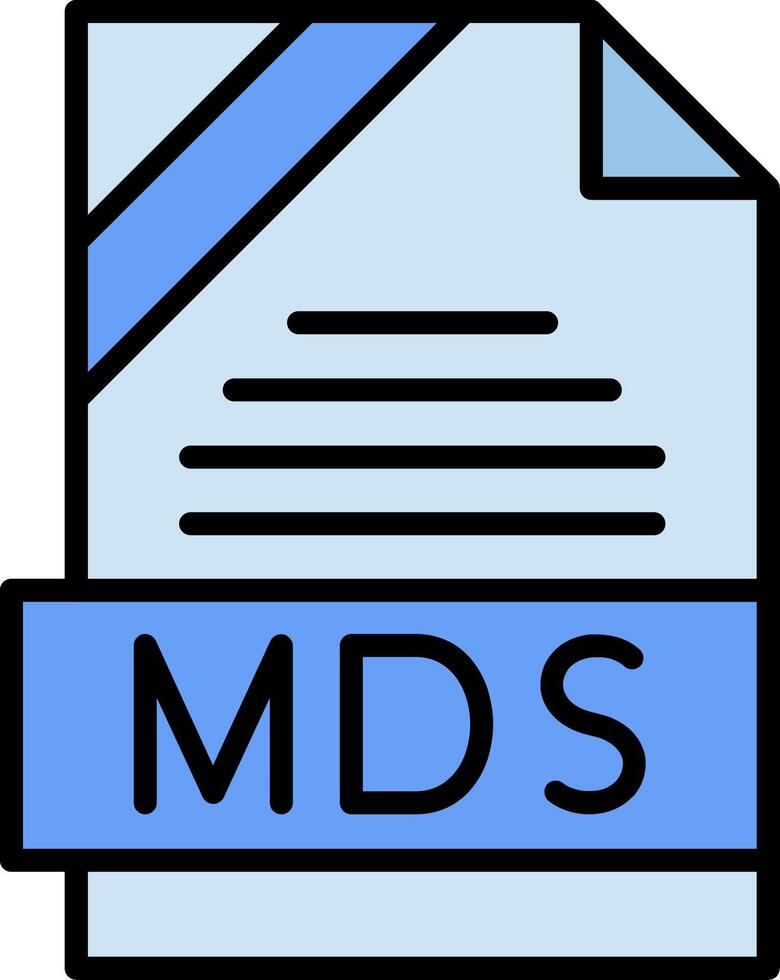 MDS Icon Design vector