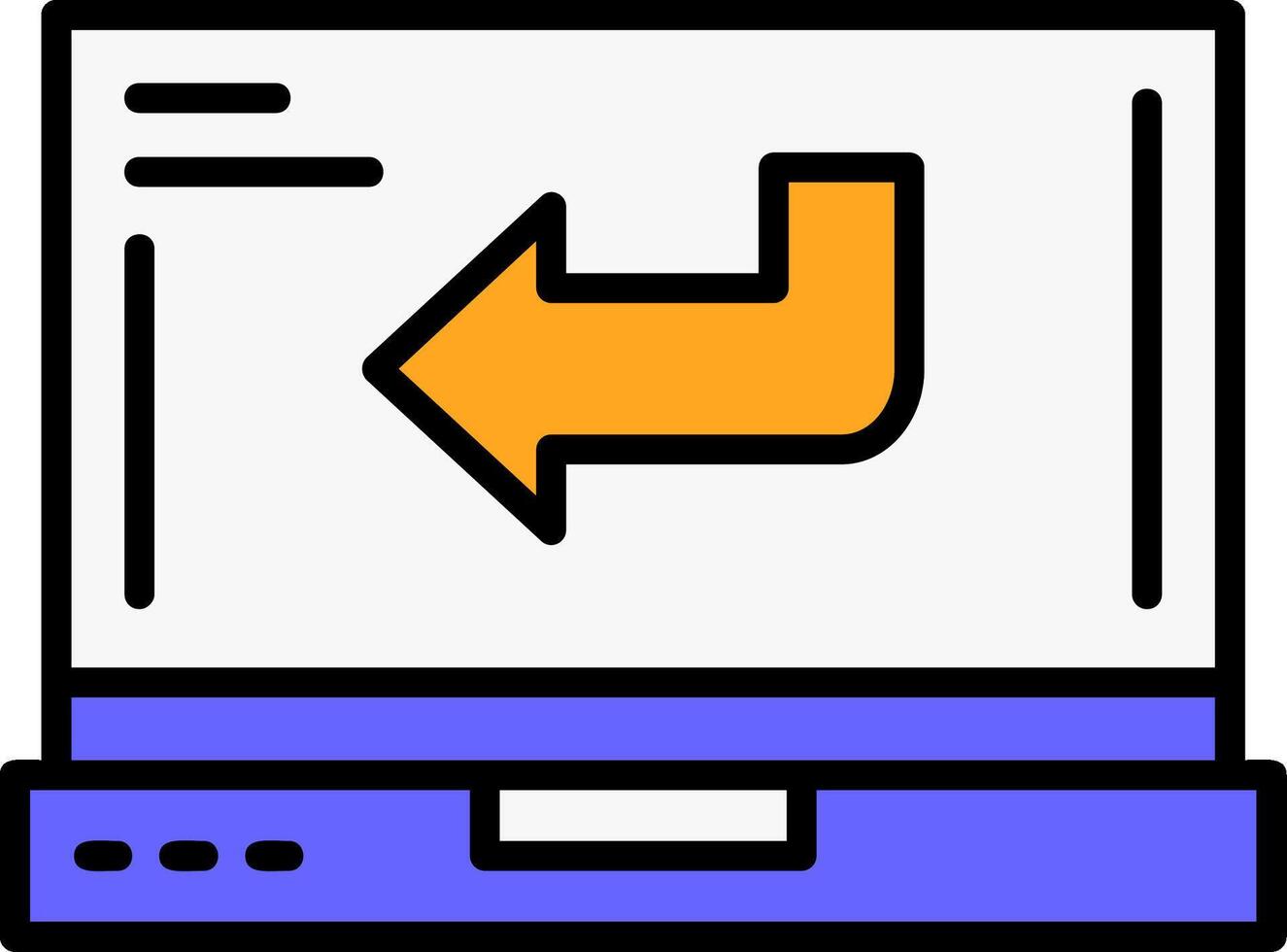 Back Icon Design vector