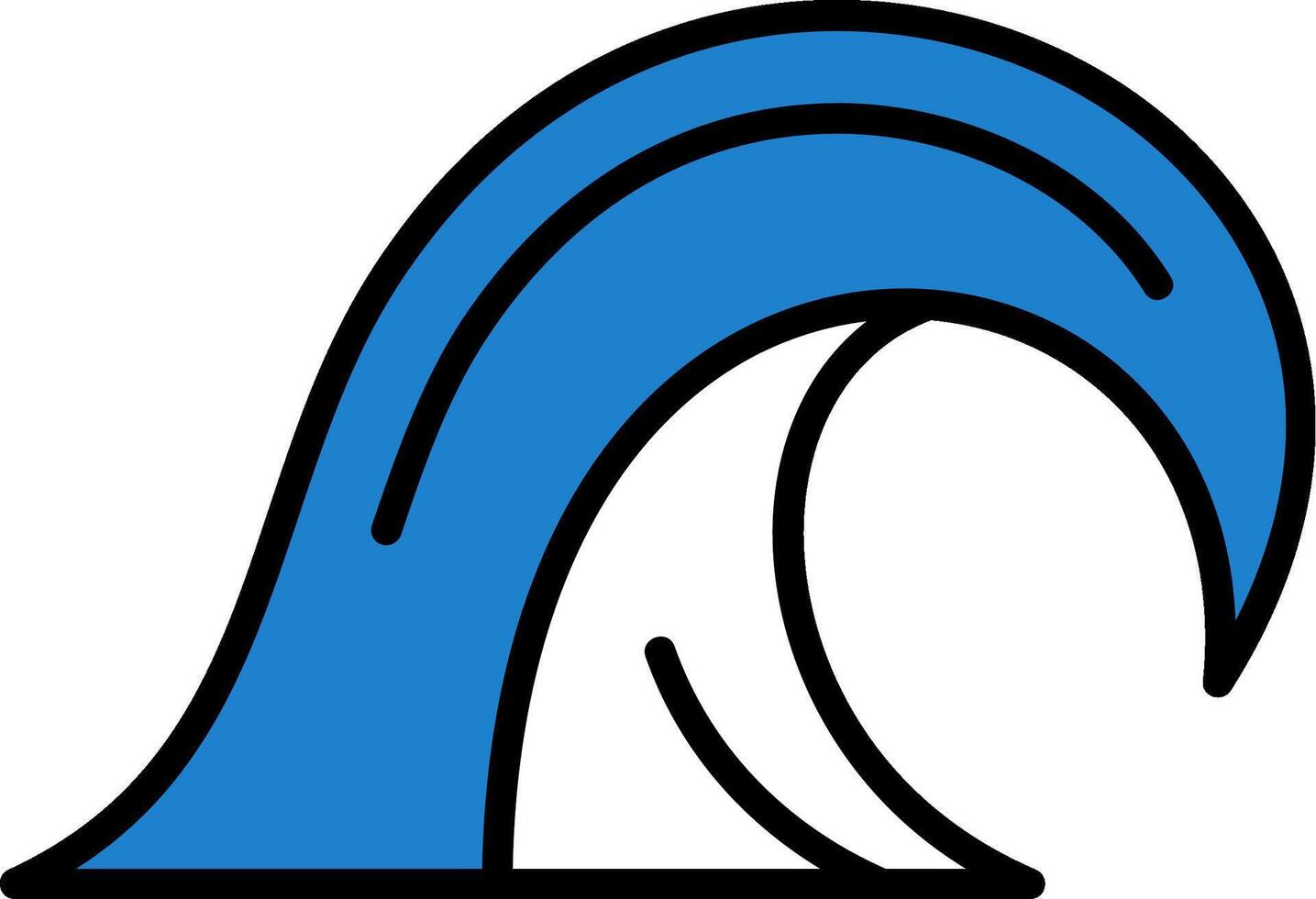Waves Icon Design Symbol vector