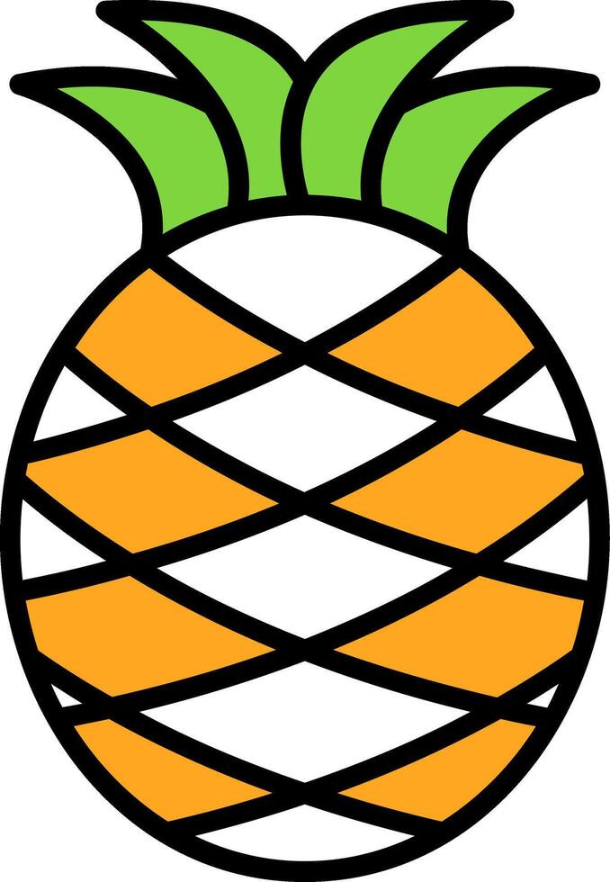 Pineapple Icon Design Symbol vector