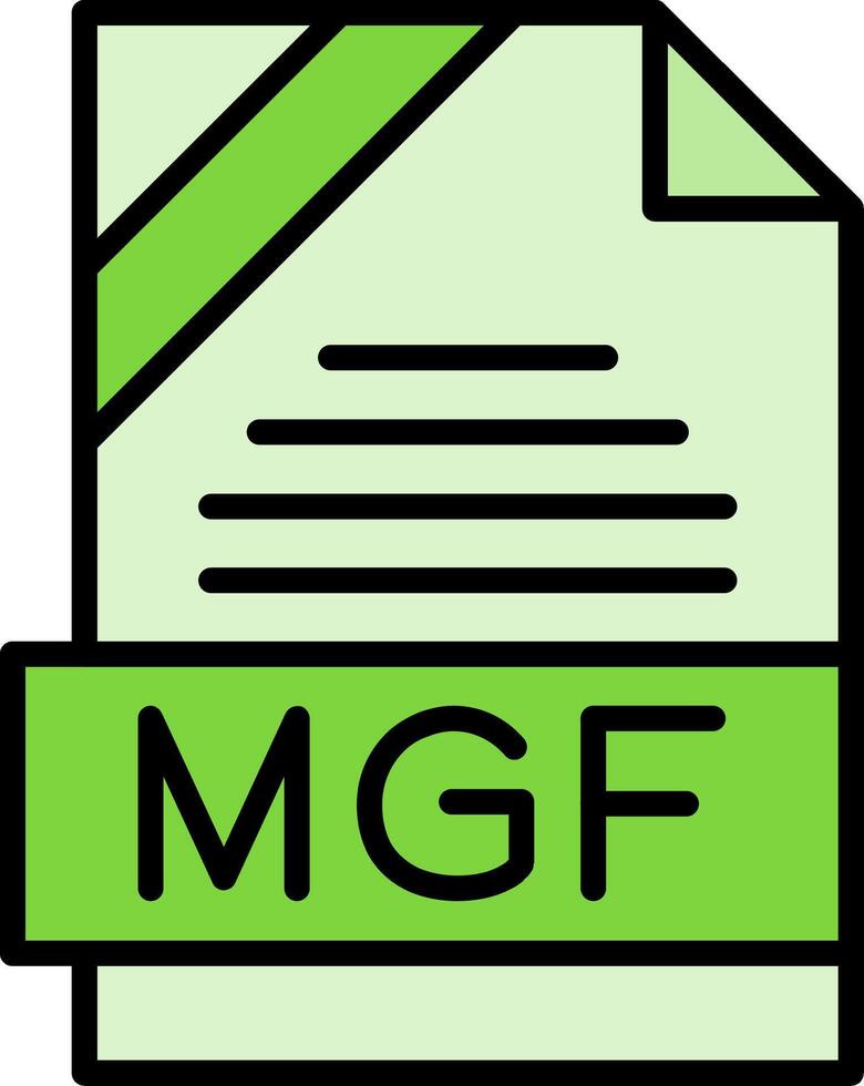 MGF Icon Design vector
