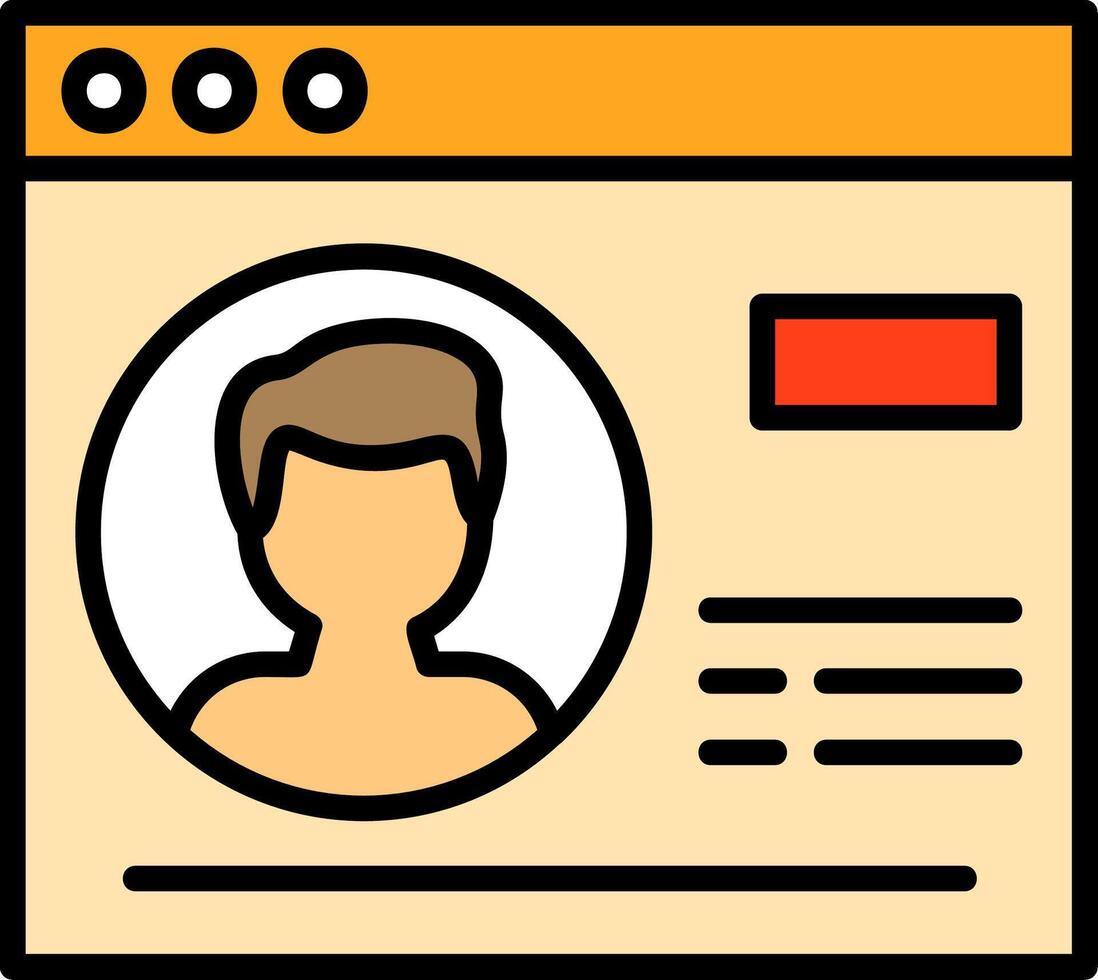 User Profile Icon Design vector