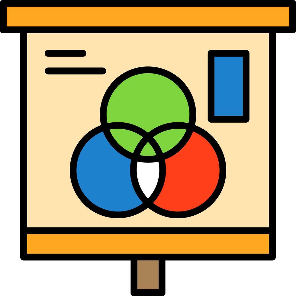 Venn Diagram Icon Design Symbol vector