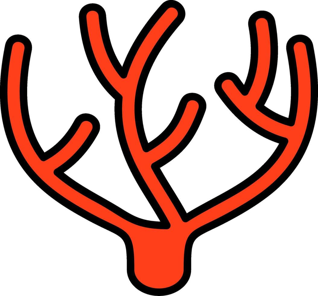 Coral Icon Design Symbol vector