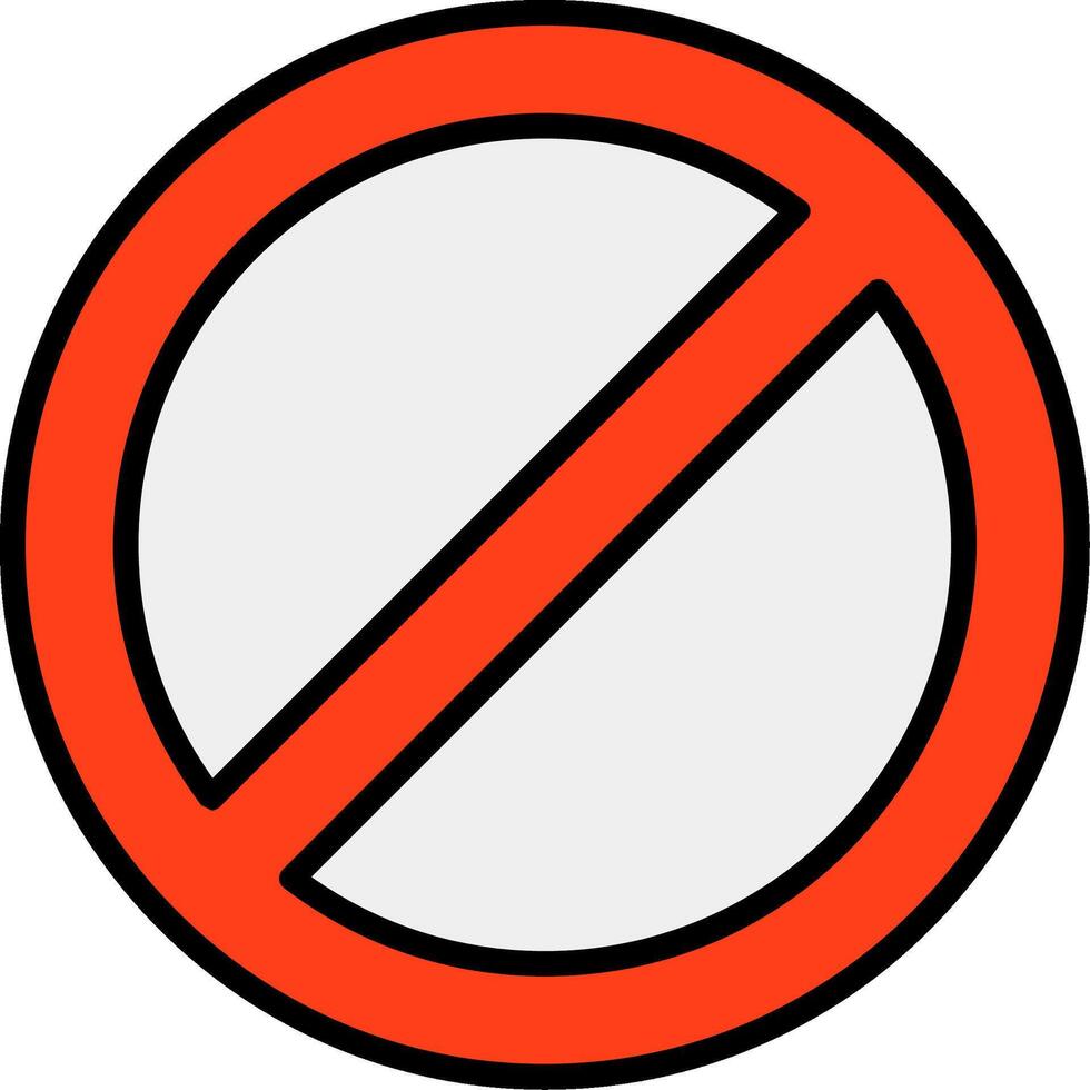 Banned Icon Design vector