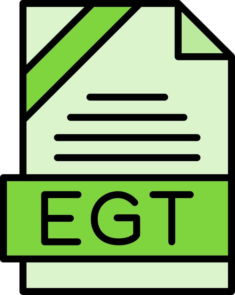EGT Icon Design vector