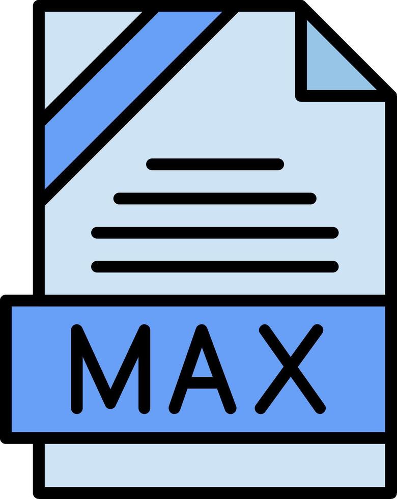 MAX Icon Design vector