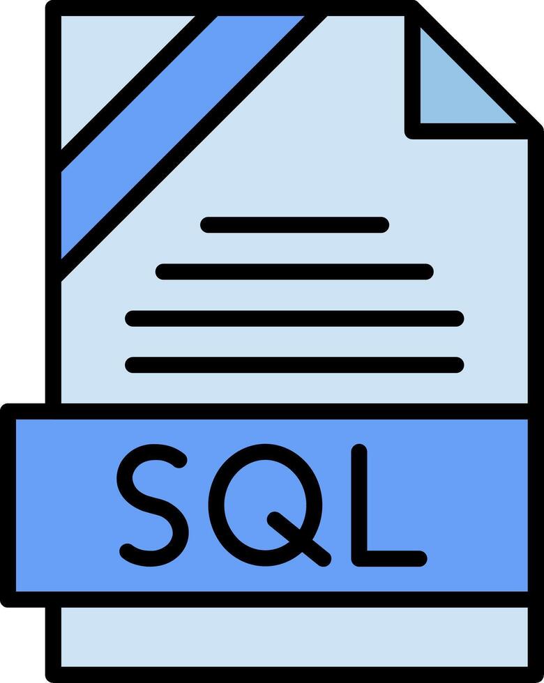 SQL Icon Design vector